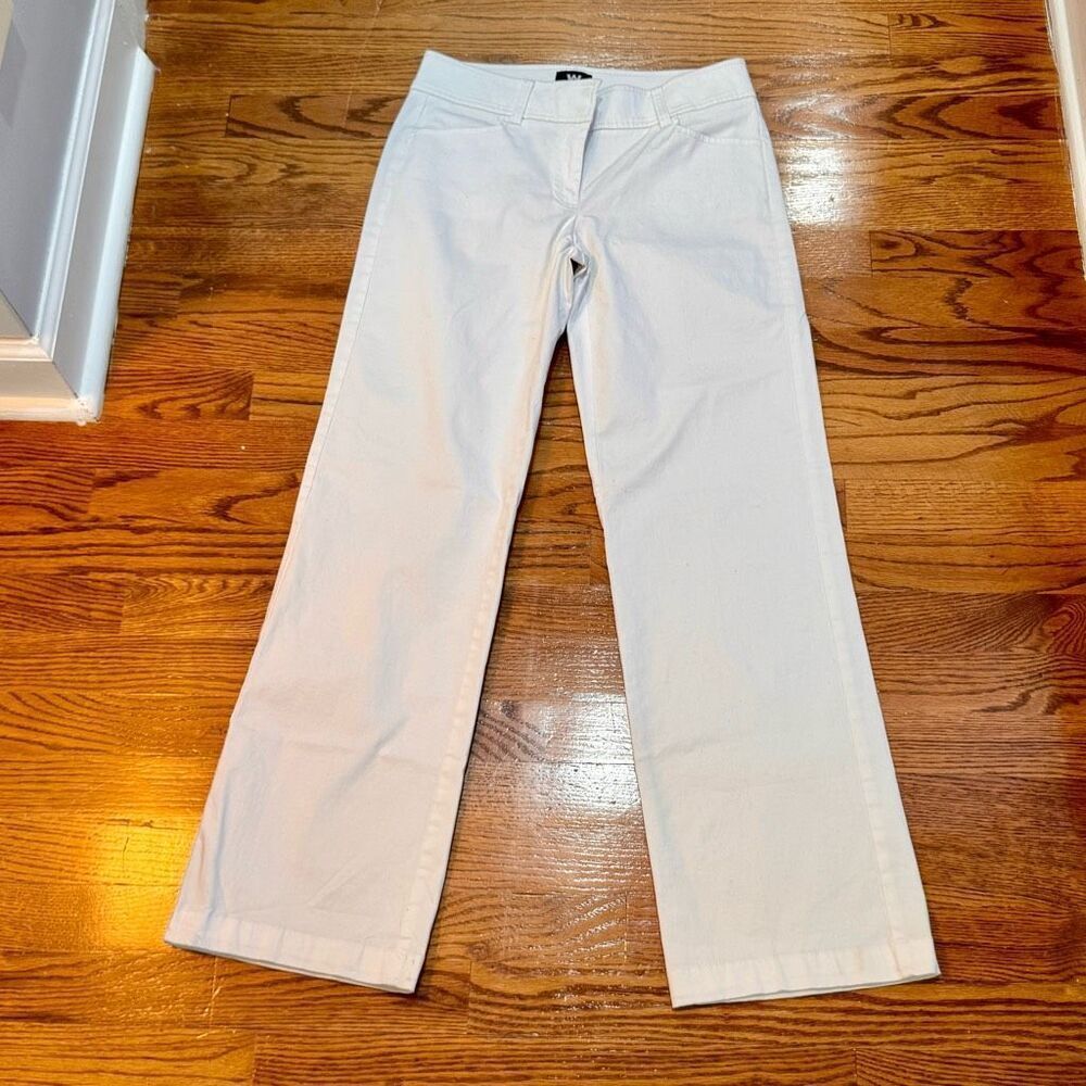 W by Worth White Wide Leg Pant